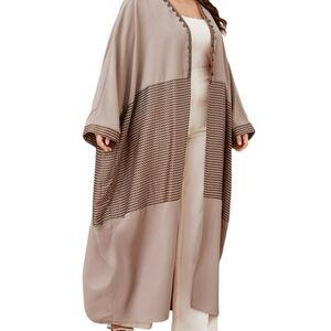 SHEIN Maxi Duster Maxi Robe Kimono Boho Abaya
Bead Accents - One size fits Most